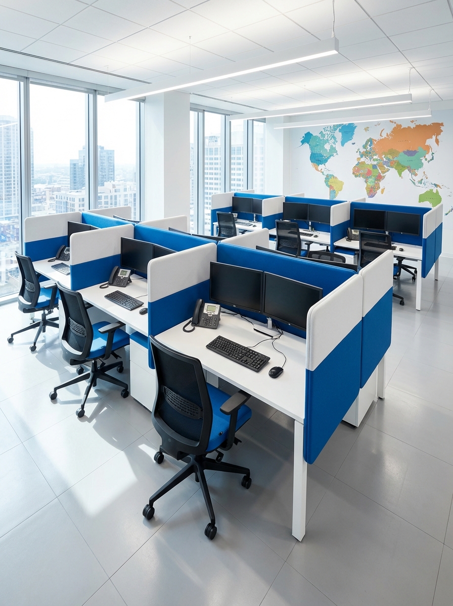 MOBILIARIO PARA CONTACT CENTER
